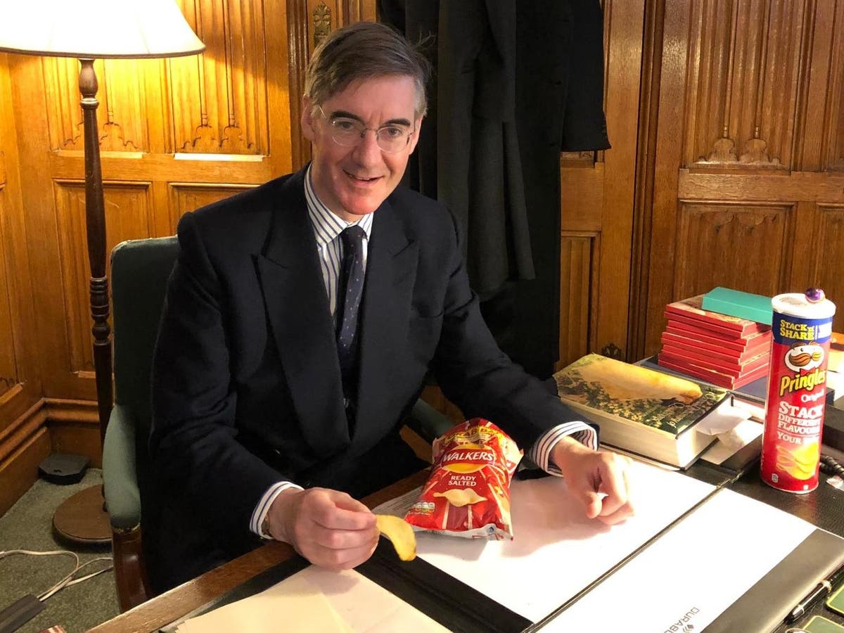 Crisp makers race to distance themselves from Jacob Rees-Mogg after Twitter photo