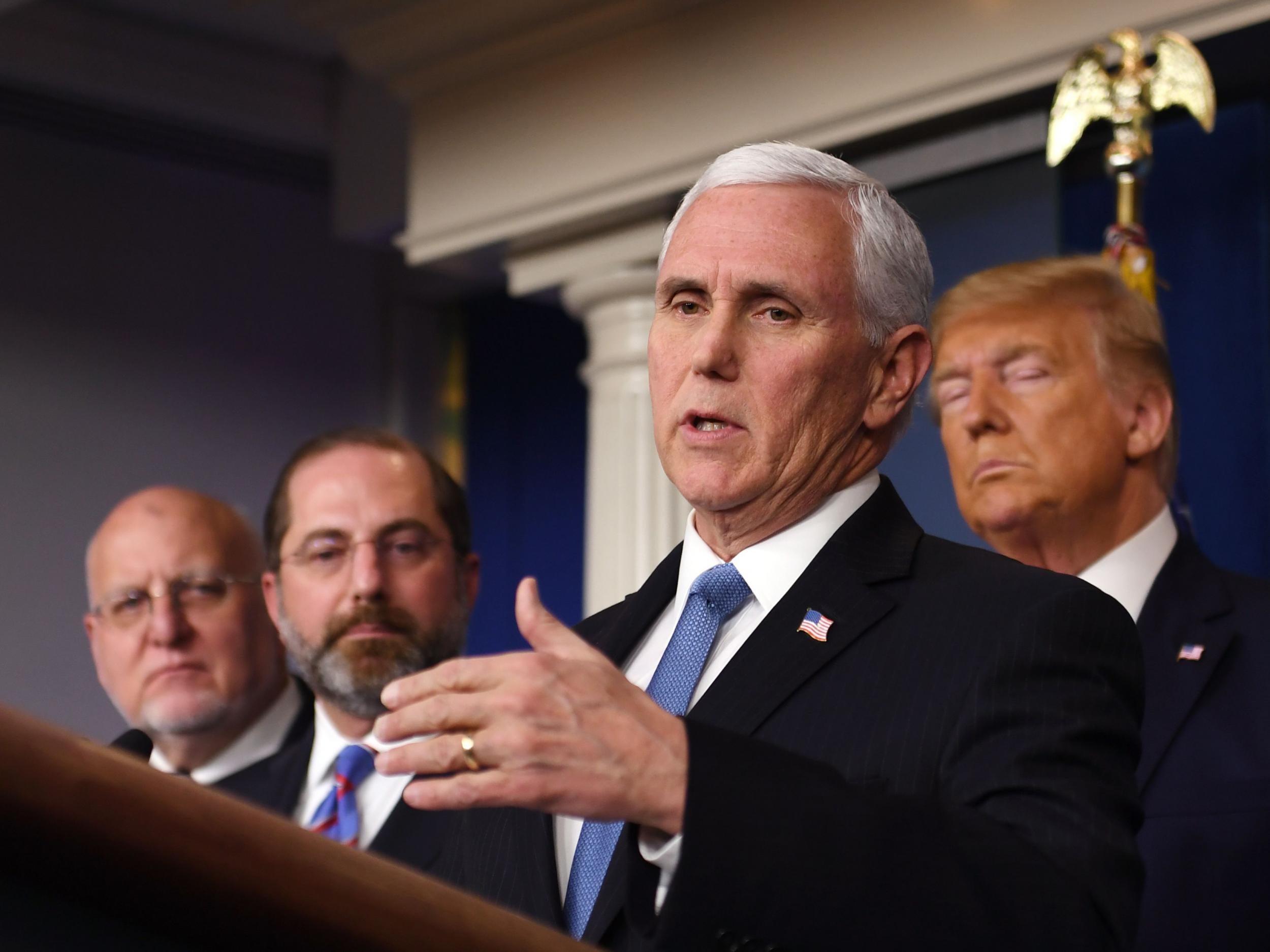 Press Secretary for Mike Pence scolds reporter for asking about Coronavirus