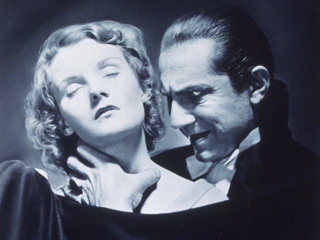 Helen Chandler and Bela Lugosi in 'Dracula'