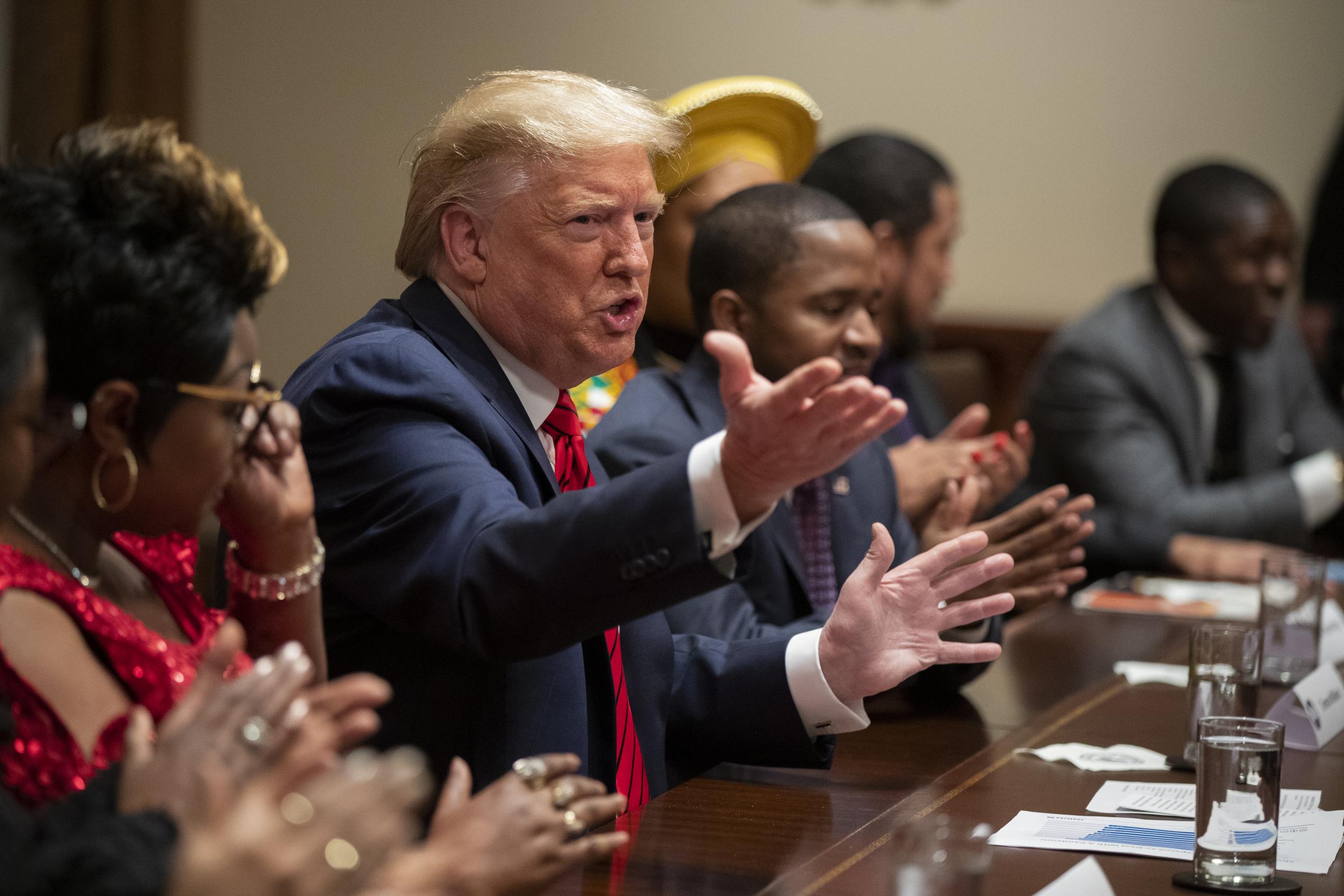 Trump uses racial slur during African American History Month reception at White House