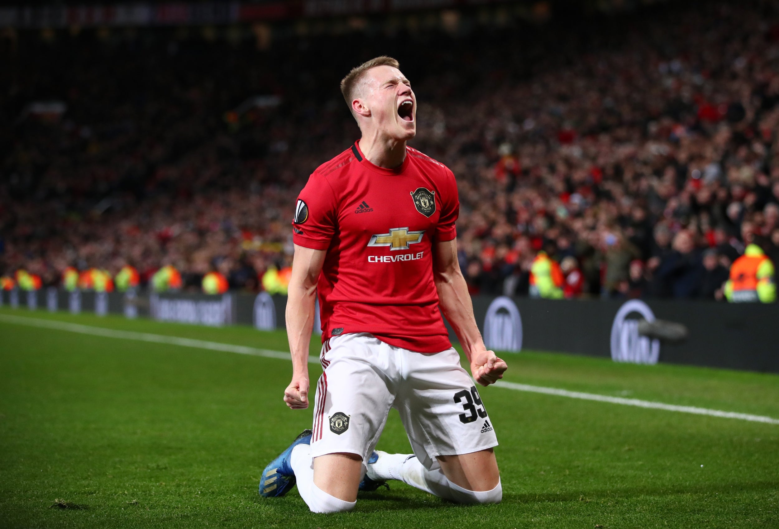 Manchester United midfielder Scott McTominay