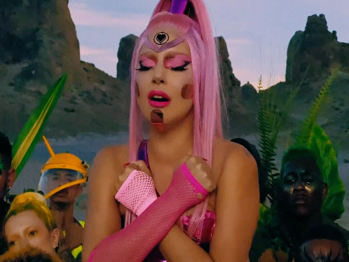 Lady Gaga in the video for 'Stupid Love'