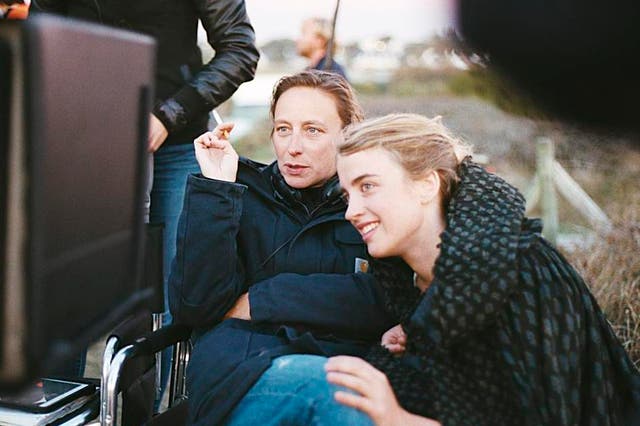 Céline Sciamma and Adèle Haenel on the set of 'Portrait of a Lady on Fire'