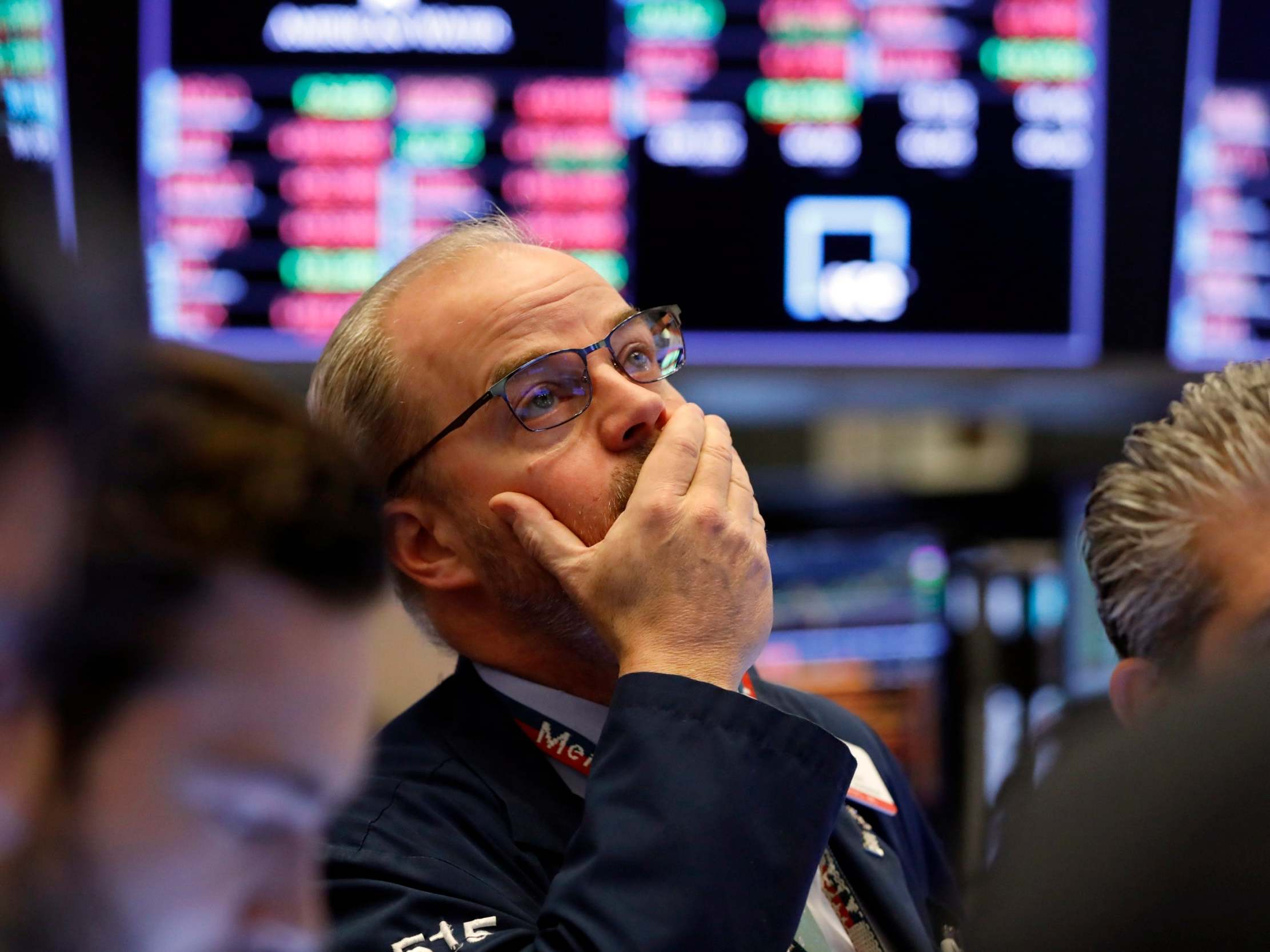 A trader on the floor of the New York Stock Exchange on Friday