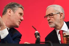 Jeremy Corbyn calls on Keir Starmer to publish financial backers