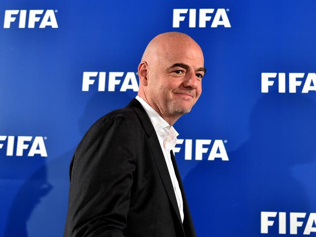 Gianni Infantino, head of Fifa, wants to trial concussion subs in Tokyo