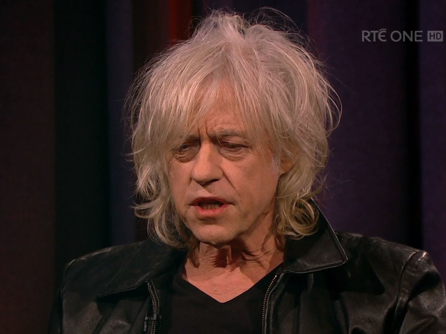 Grief-stricken: Bob Geldof on ‘The Tommy Tiernan Show’ (RTE One)
