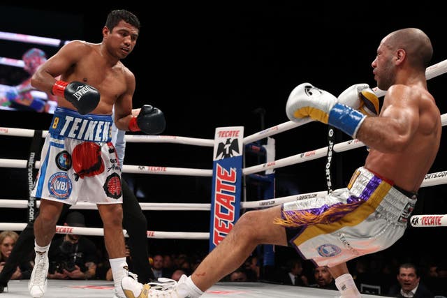 Kal Yafai was dropped by Chocolatito in the eighth round