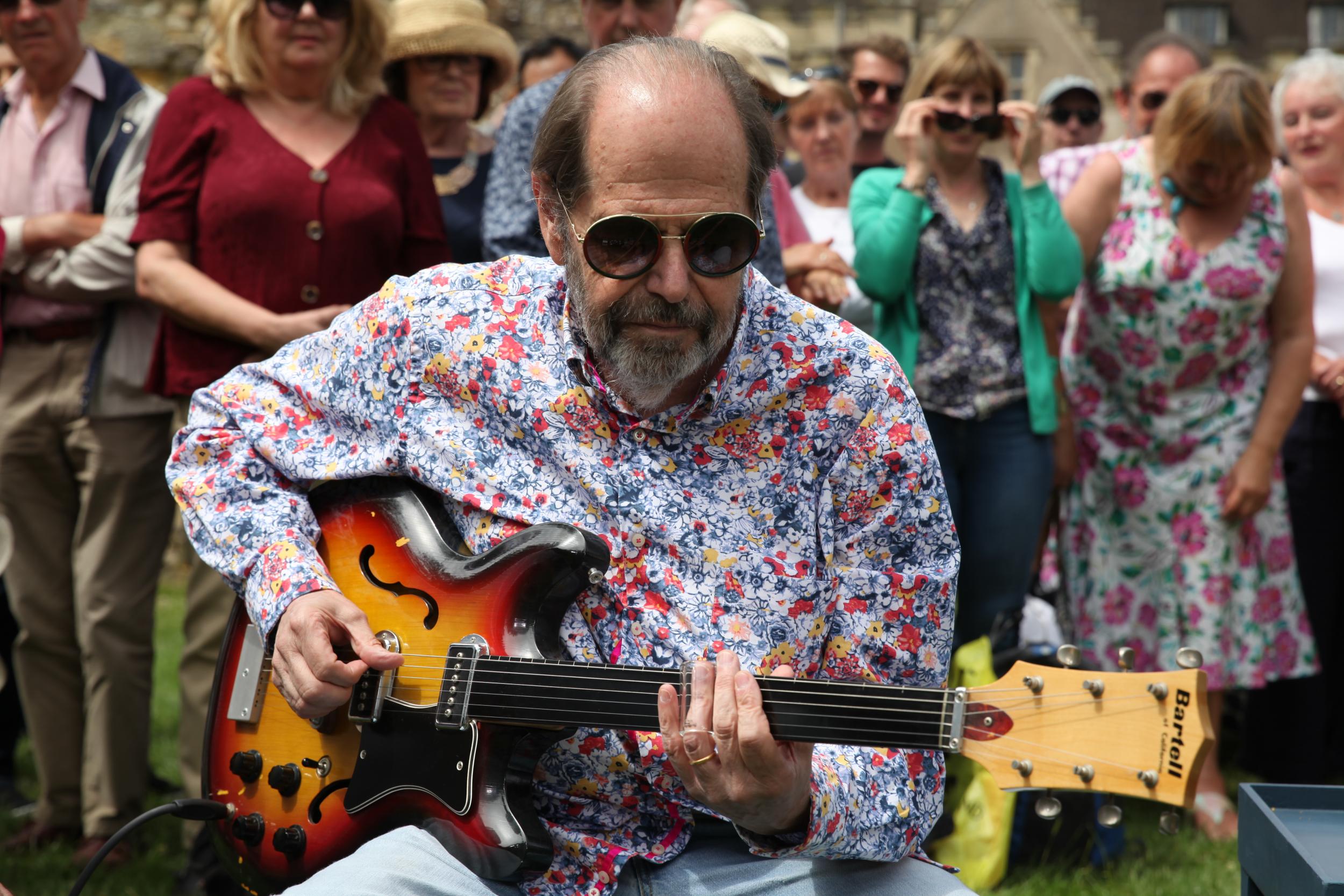 Ray was given the guitar as a present from George Harrison