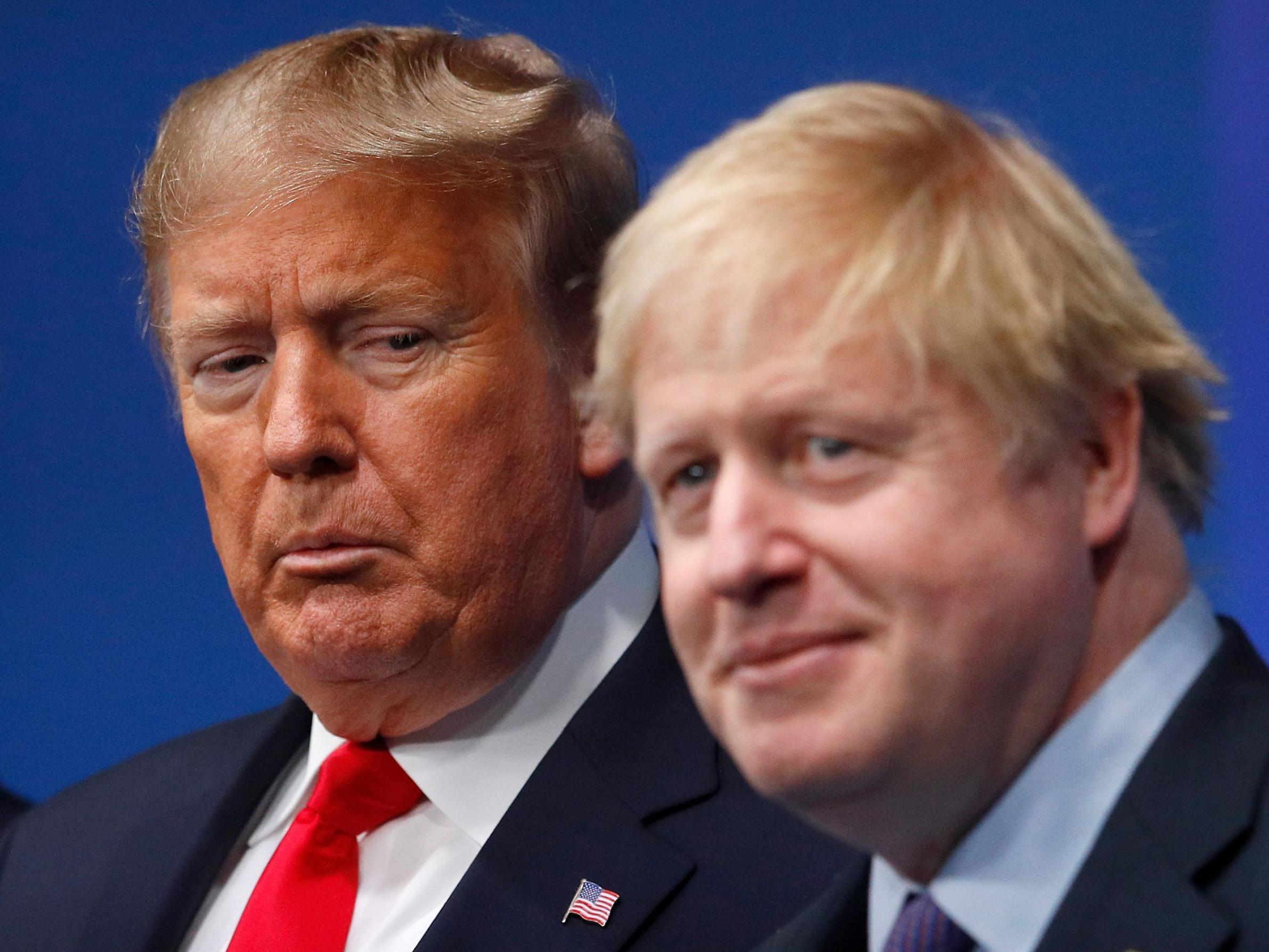 Boris Johnson’s government is preparing for upcoming trade talks with the US