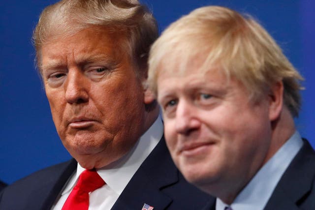 Boris Johnson’s government is preparing for upcoming trade talks with the US