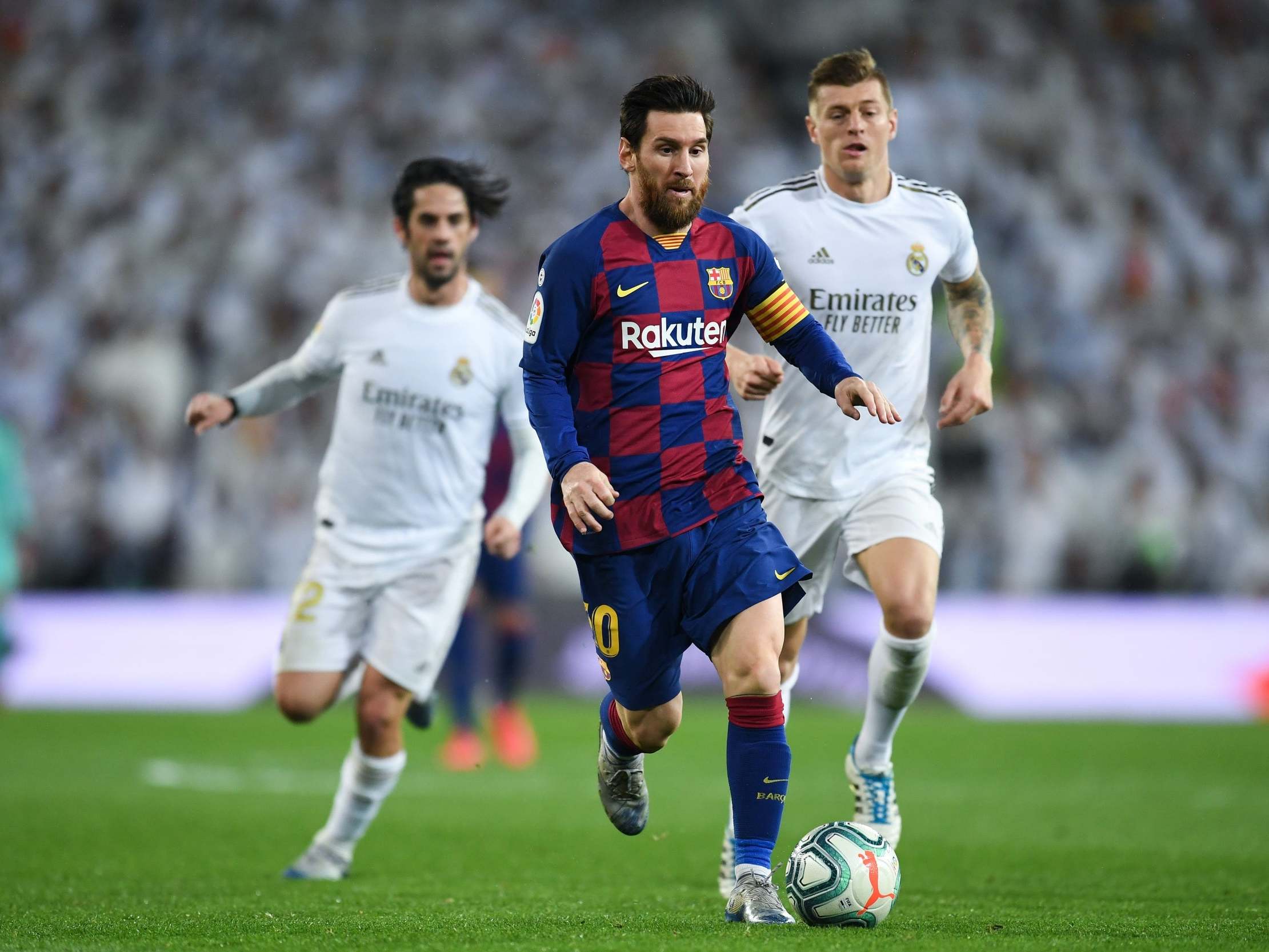 Lionel Messi couldn't impact the game as he wanted