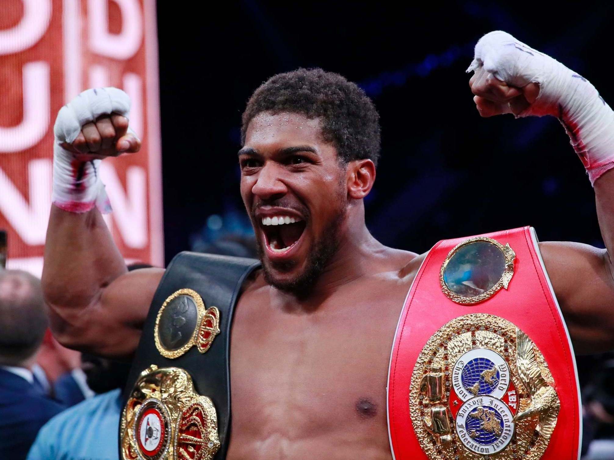 Joshua holds three of the four world heavyweight titles