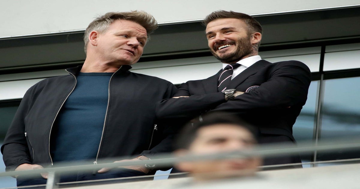 David Beckham in Ralph Lauren for MLS Inter Miami Game in March