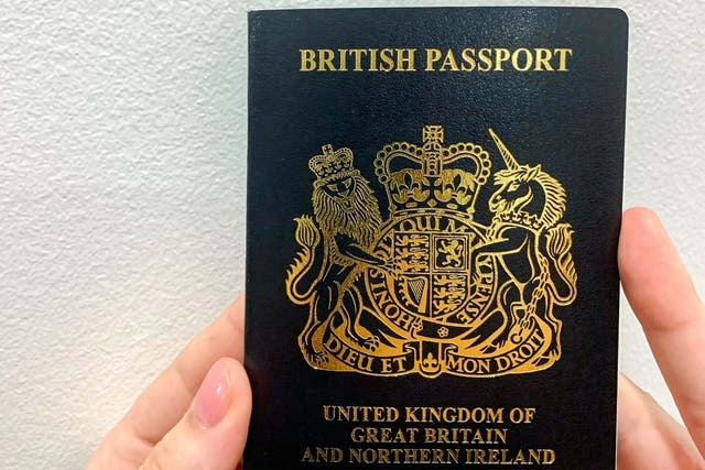 Some observers said the blue passport was "clearly black"