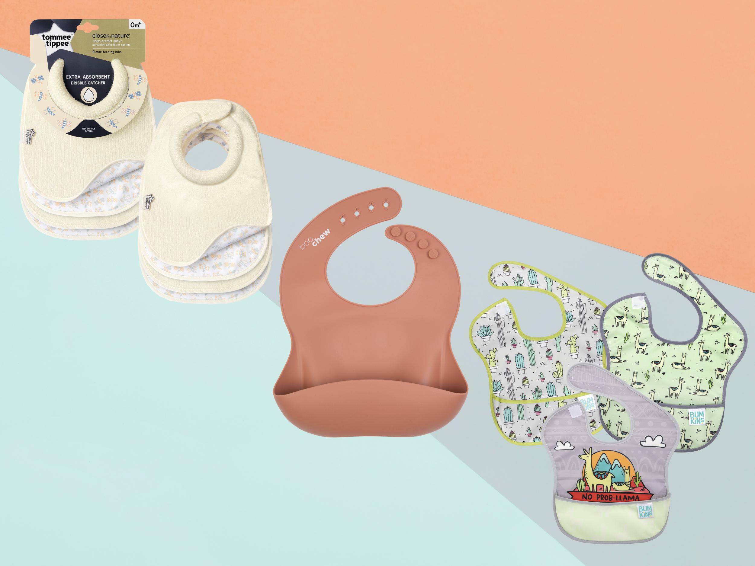 absorbent dribble bibs