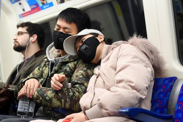 A growing number of Londoners have started wearing face masks on their commutes after doctors warned the Tube could be a 'hotbed' for coronavirus