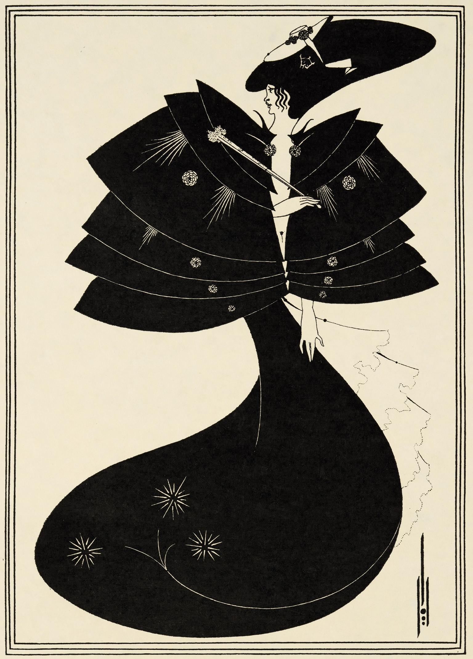 ‘The Black Cape’, produced for Wilde’s ‘Salome’ (Tate)