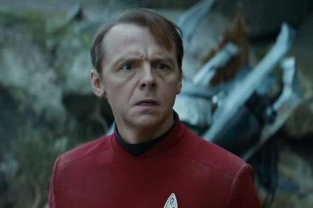Simon Pegg as Scotty in 'Star Trek Beyond'