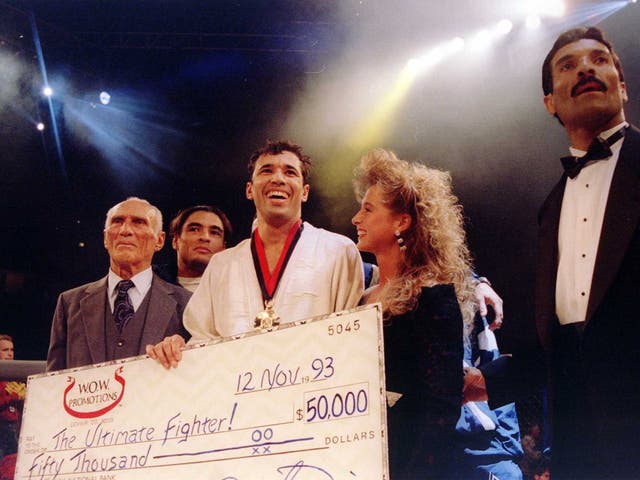 Jiu-jitsu black belt Royce Gracie receives $50,000 after becoming 'The Ultimate Fighter'