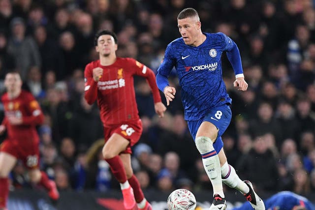 Ross Barkley on route to his sensational goal