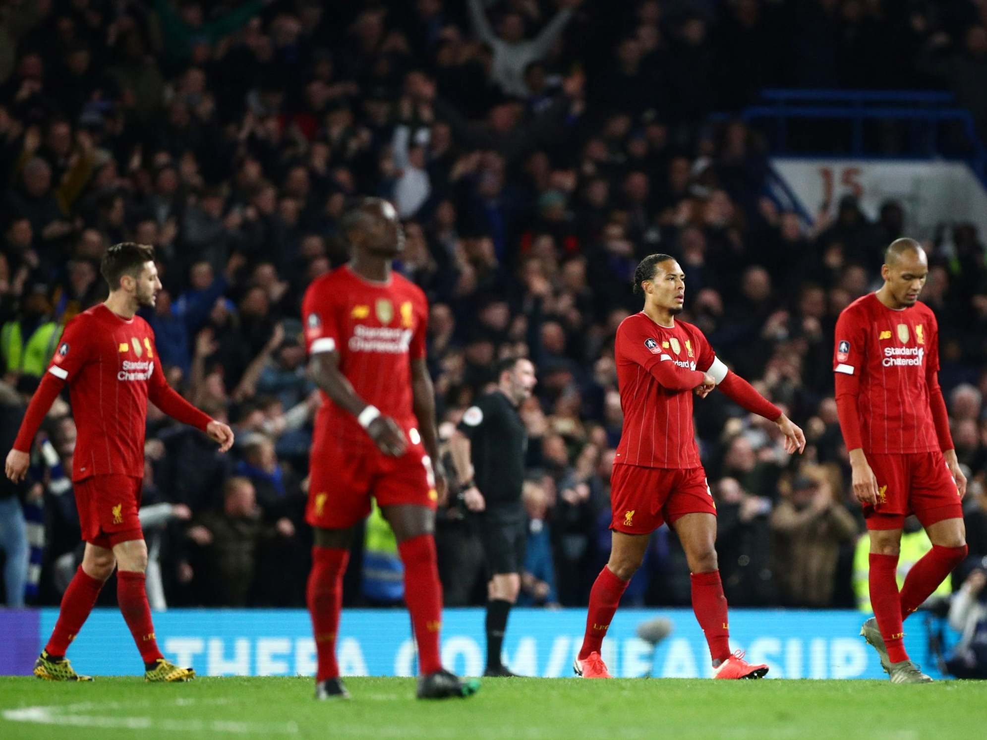 Liverpool respond after Chelsea score a second in their 2-0 win over the Reds