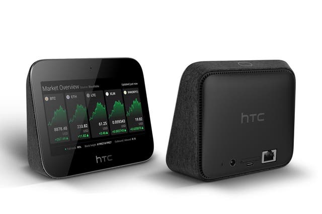 The HTC Exodus 5G Hub allows users to be part of the bitcoin network