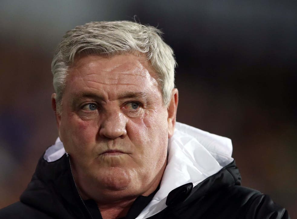 Steve Bruce issued a furious response to a reporter regarding why Allan Saint-Maixmin was dropped for Newcastle