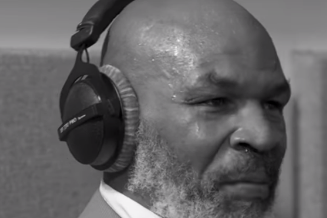 Mike Tyson broke down in tears reflecting on the way he has changed
