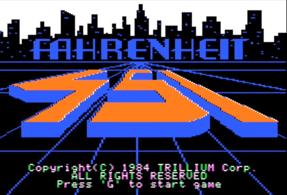 Ray Bradbury himself contributed to Fahrenheit 451’s text-based game adaptation