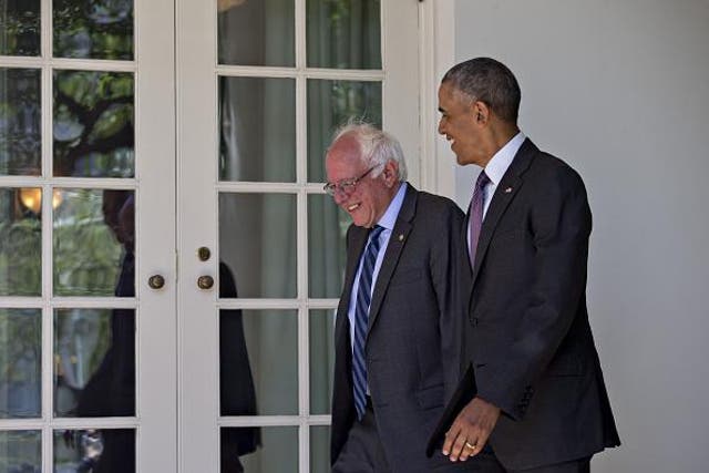 Bernie Sanders releases ad touting links to Barack Obama after Super Tuesday