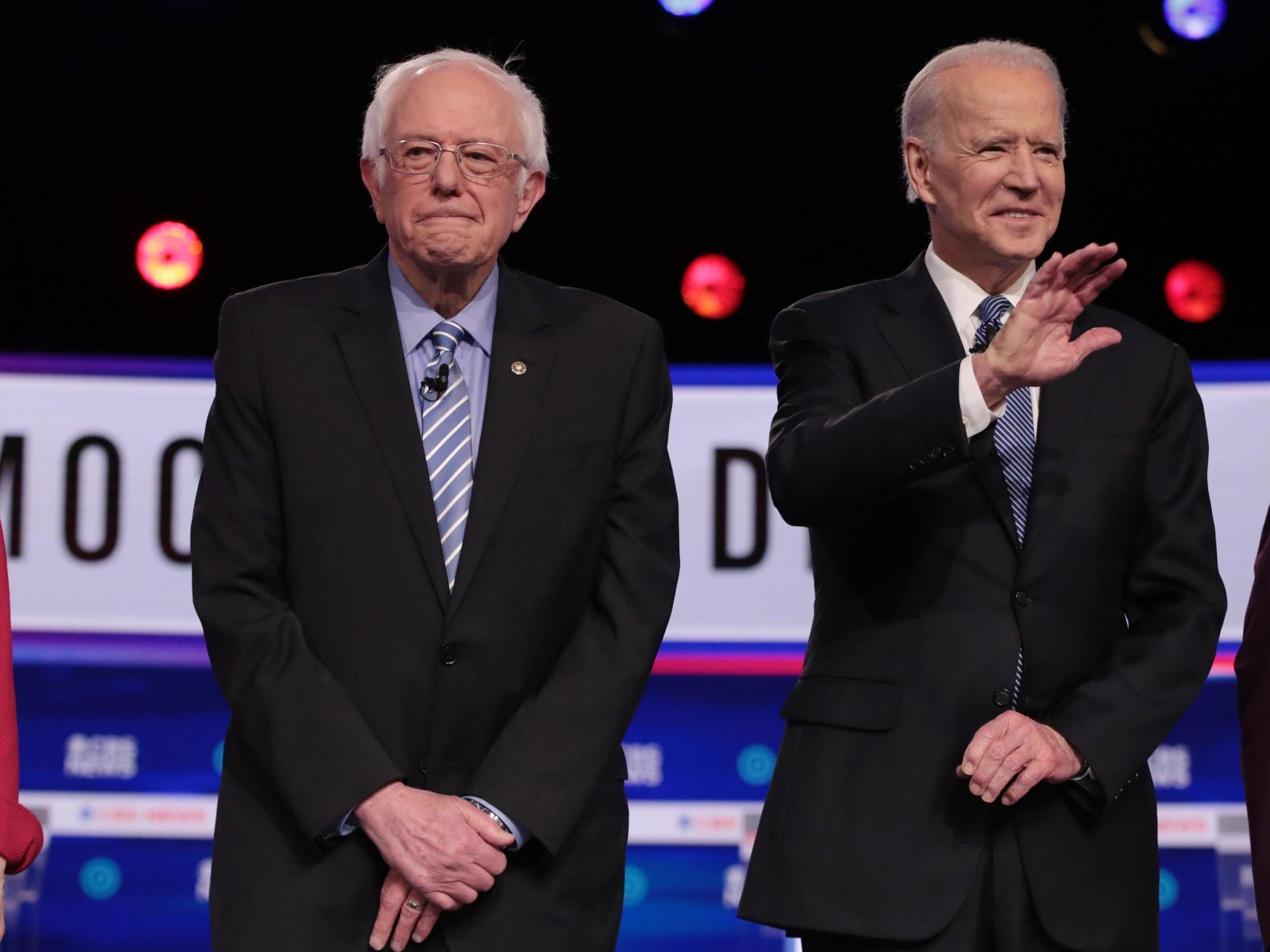 The Democratic field has narrowed to Bernie Sanders and Joe Biden competing for the party's nomination after a dramatic round of withdrawals from the race.