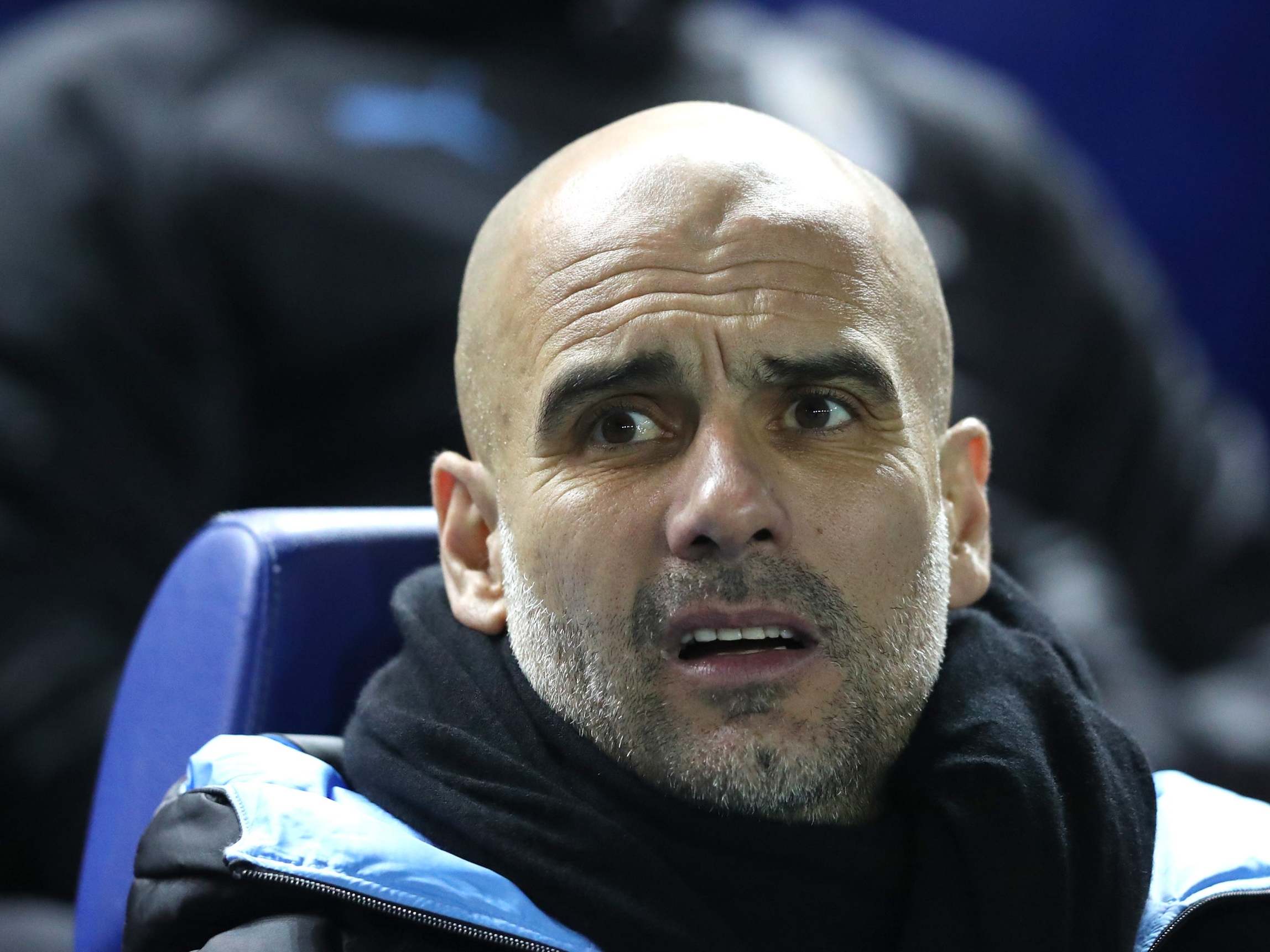 Pep Guardiola will be keeping an eye on United against Derby