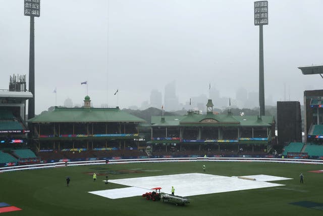 The Women's T20 World Cup semi-final between England and India was cancelled due to heavy rain