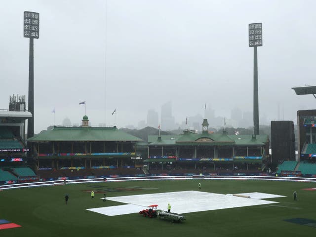 The Women's T20 World Cup semi-final between England and India was cancelled due to heavy rain