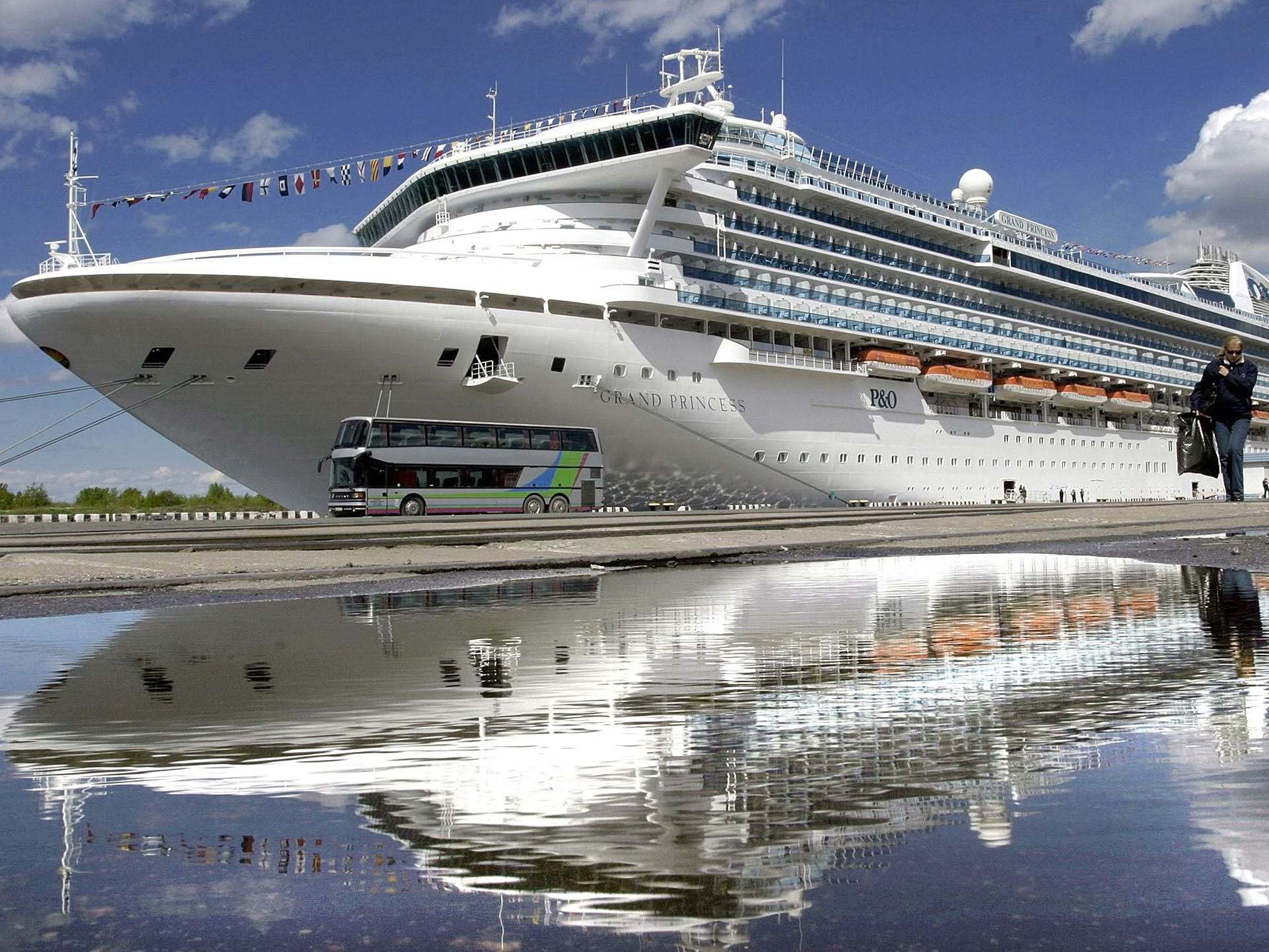 The Grand Princess cruise ship is being held off the coast of San Francisco