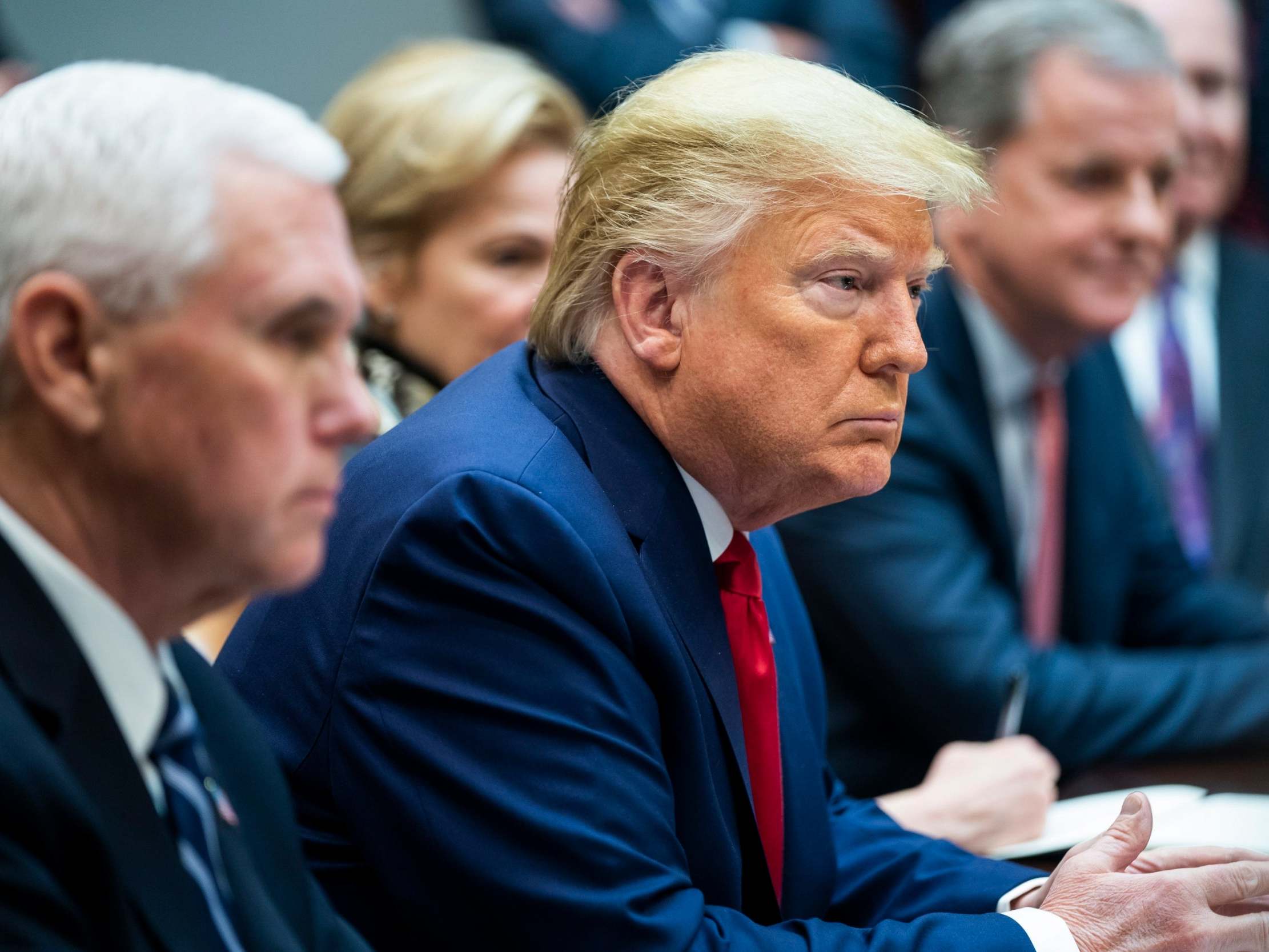 Trump news – live: &apos;Reckless and dangerous&apos; president contradicts global health experts on coronavirus, amid ridicule after he claims not to have touched his face in weeks