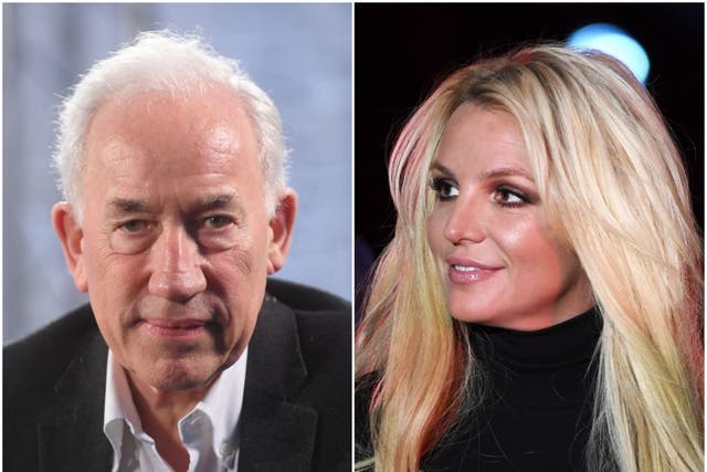The British actor Simon Callow, and the US pop icon Britney Spears