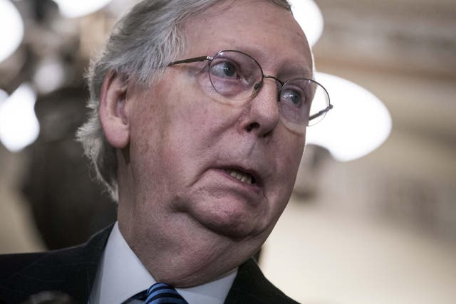 Republican Senate leader Mitch McConnell described it as: ‘In effect … a wartime level of investment’