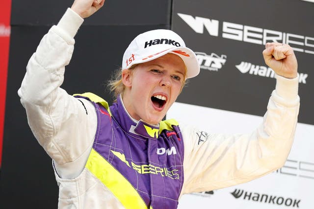 British racer Alice Powell enjoyed a successful first season in the W Series