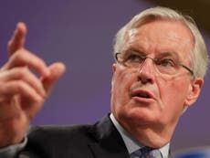 No Brexit trade deal unless UK keeps promises, Barnier warns