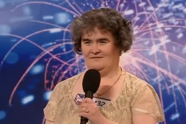 Susan Boyle in her first audition for Britain's Got Talent in 2009