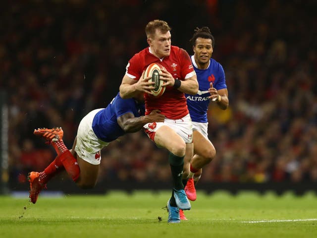 Nick Tompkins will face a number of his Saracens teammates when Wales take on England on Saturday