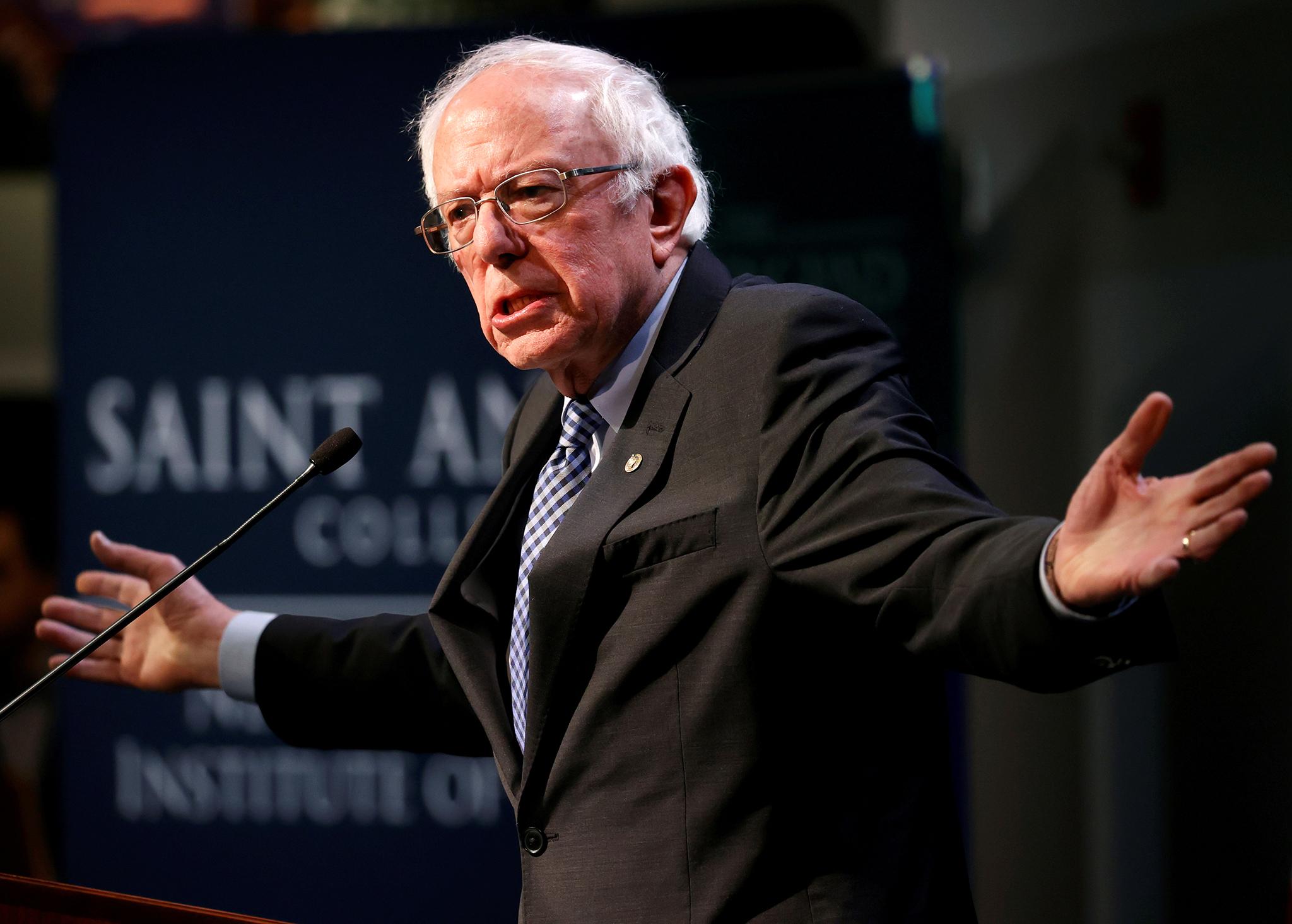 Security concerns for Bernie Sanders after man waves Nazi flag at Arizona rally