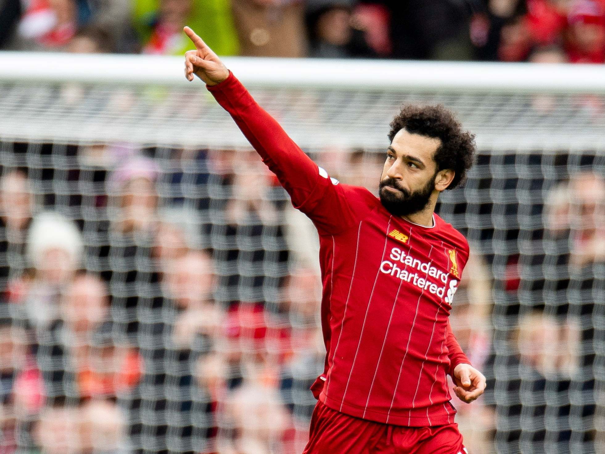 Mohamed Salah opened the scoring for Liverpool