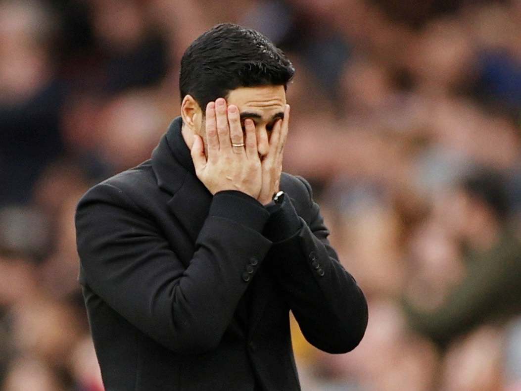 Mikel Arteta was frustrated by his team's performance