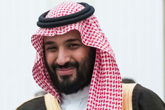 This May 30, 2017 file photo, shows Saudi Crown Prince Mohammed bin Salman (MBS), in Moscow's Kremlin, Russia