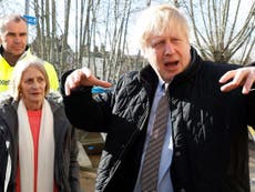 Boris Johnson heckled as he visits town devastated by flooding