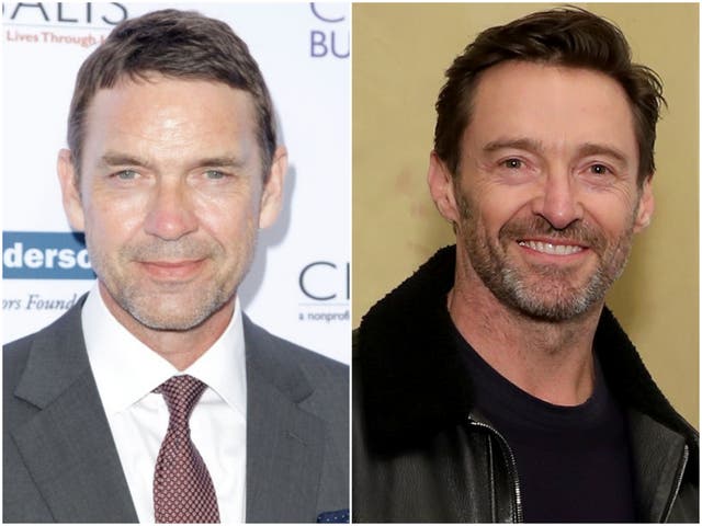 Dougray Scott and Hugh Jackman, the latter whom replaced Scott in the role of Wolverine