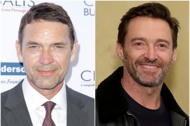 Dougray Scott and Hugh Jackman, the latter whom replaced Scott in the role of Wolverine